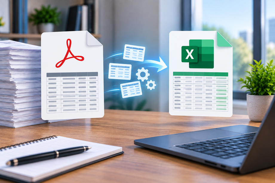 How to Convert PDF Data to Excel